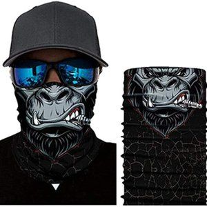 [2 Pack] Gorilla Themed Neck Gaiters